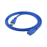 Superspeed USB 3.0 Typ A Verlängerungsdatenkabel für Männlich zu Weiblich USB 3.0 Erweiterungskabel zur Synchronisierung der Aufladung für Datenübertragung
