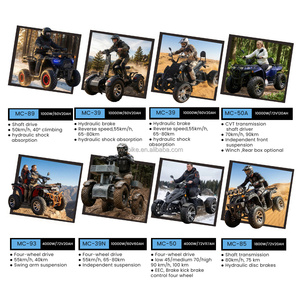 Certifié CE 60V 50Ah 8000W Scooter électrique 21 pouces 4 roues double suspension puissant 10000W adultes tout-terrain - Product Image 6