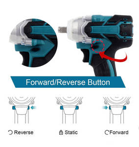 21V Akku-slagmoersleutel zonder snoer, borstelloze motor, hoge koppelkracht, elektrische sleutel, accugereedschap - Product Image 4