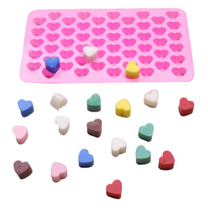 Prix usine <span class=keywords><strong>Mini</strong></span> <span class=keywords><strong>moule</strong></span> en silicone en forme de coeur pour la cuisson plateau à glace coeur 3D pour bonbons chocolat savon gelée gâteau - Product Image 3