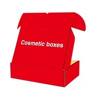 Boîte de papier de couleur de cosmétiques populaires personnalisés emballage de boîte pliante