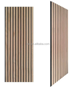 Panneau mural acoustique Akupanel à lattes en bois faciles à installer pour une décoration élégante de murs et de plafonds insonorisée avec solution de conception graphique - Product Image 4