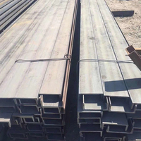 Poutre en acier au carbone Q195 Q235 Q355 laminée à chaud, profil en U, profil en C, prix usine