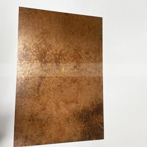 Servicios de Corte y Doblado de Paneles Metálicos de Acero Inoxidable Vintage EX448 para Decoración de Revestimientos de Paredes - Product Image 6