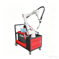 Bras robotique collaboratif d'occasion certifié CE, marque FR, moteur 1kW, corps léger en acier inoxydable, polyvalent pour préhension et placement