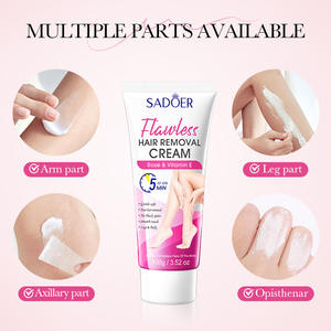 SADOER gül VE saç temizleme kremi vücut toptan hedeflenen koltukaltı bakımı için pürüzsüz VE kusursuz tahriş edici olmayan formülü - Product Image 4