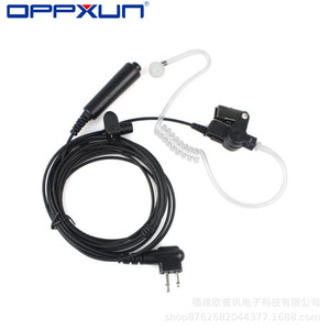 Oppxun Walkie Talkie Headset 1.2m PTT <b>Microphone</b> Air Duct Earphone For GP88 68 M - Product Image 1