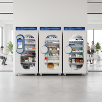 Gabinete Inteligente para la Gestión de Suministros de Oficina para Uso en Empresas y Escuelas, 33 Cajones, Doble Puerta con Cerradura, Papelería de Autoservicio