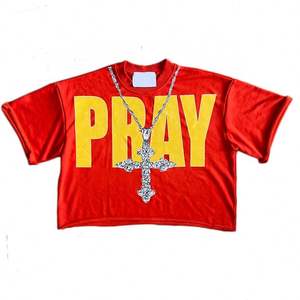 เสื้อยืดพิมพ์ลายโอเวอร์ไซส์สำหรับผู้ชายเสื้อยืด Y2k ครอป Boxy ออกแบบได้ตามต้องการ - Product Image 1