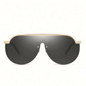 Gafas de Sol Vintage a la Moda 2019, Gafas de Sol Extra Grandes con Marco Metálico para Hombre y Mujer - Product Image 1