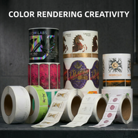 Etiquetas de Vino con Estampado Dorado en Relieve Personalizadas, Etiquetas Adhesivas para Botellas de Perfume de Papel Texturizado Ecológico para Embalaje de Lujo