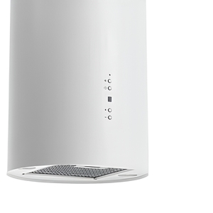 <span class=keywords><strong>Campana</strong></span> <span class=keywords><strong>Extractora</strong></span> de Humo Cilíndrica Blanca Moderna para Cocina, Montada en el Techo, para Cocina tipo Isla - Product Image 4