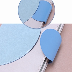 Carnet de planification A5 pour réunions de bureau, design créatif à blocs de couleur, avec boucle, idéal pour les entreprises et les étudiants - Product Image 4