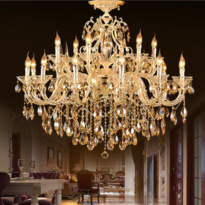 <span class=keywords><strong>Lampadario</strong></span> in Cristallo K9, <span class=keywords><strong>Lampadario</strong></span> a Sospensione <span class=keywords><strong>LED</strong></span> Europeo, Lampada a Sospensione Creativa E14 a Candela per <span class=keywords><strong>Soggiorno</strong></span> - Product Image 5