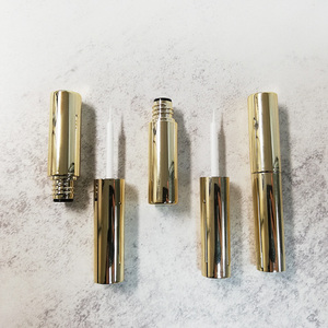 4.5ml Slim Gold <b>Plastic</b> Screw Cap Empty Liquid Eyeliner Bottle Cosmetic Eyelash Tube Private Label <b>Glue</b> Container Packaging - Product Image 4