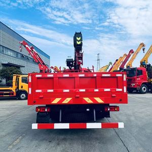 Camion grue Dongfeng DV3 4x2 avec grue à flèche droite à 5 sections de 10 tonnes pour la transplantation de semis et le levage de matériaux de construction - Product Image 6