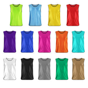 Sport Netz Basketball Fußball Federbekleidung Trainingswesten Fußball Trainingsbekleidung A348 Jugend Kinder Erwachsene Baumwoll-Sportbekleidung BSCI - Product Image 5