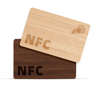 Carte de visite NFC en bois de chêne écologique, puce F08 13,56 MHz, étanche, contrôle d'accès, clé d'hôtel, système de serrure de porte intelligente