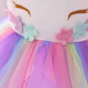 Vestido de Tul en Capas de Unicornio para Niñas, Disfraz de Carnaval, Halloween, Cumpleaños, Gran Venta de HP - Product Image 5