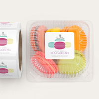 Autocollant personnalisé pour étiquetage durable des aliments surgelés, autocollant personnalisé pour conteneur alimentaire, emballage