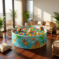Piscine pliable en PVC pour enfants, piscine portable non gonflable, piscine à balles pour enfants, bac à sable, jeu en plein air, jardin, intérieur