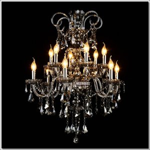 Meerosee di cristallo portacandele Retro lampada di cristallo di lusso americano decorazione per la casa di illuminazione Lustras MD88066 - Product Image 3