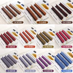 Extensiones de Pestañas Lakanaku Misty Flat Feather, 0.15mm, Naturales, Suaves, Estilo Vintage, Paquete de Prueba - Product Image 2