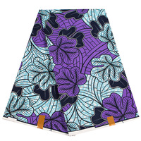 d'usine de tissu africain batik en polyester tissu africain à motifs personnalisés tissu ciré africain à impression double face