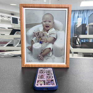 wedding anniversary photo <b>frame</b> wooden 13.3 Inch e ink display Smart Wifi Digital <b>Frame</b> Photo and Picture Wholesale Price - Product Image 1