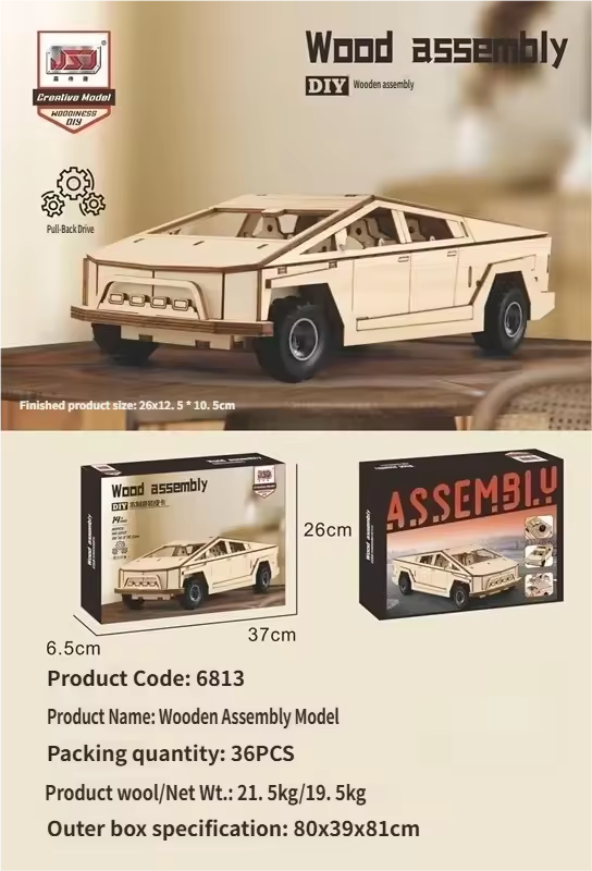 Tesla Pickup 6813 à rétrofriction [Boîte couleur]