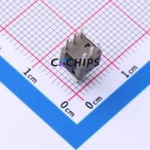 PS-5850DVB-6PL <b>Push</b> <b>Button</b> <b>Switch</b> Through hole Component (THT)-6P,5.8x5.8mm <b>Switch</b> Self-Locking Rectangle Plunger 500mA 24V - Product Image 2