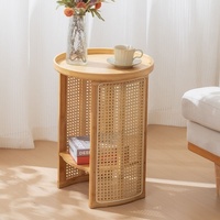 Table basse avec rangement, style minimaliste moderne, table d'appoint pour salon, table à thé pour petit appartement
