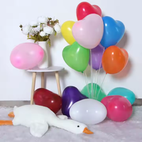 Ballon Cœur Mat 10 pouces 2,2g – Décoration de Fête d'Anniversaire, Mariage, Déclaration Romantique