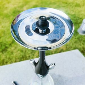 Ensemble de narguilé en bois fait main Wooka avec peinture émaillée Macaron, narguilé classique haut de gamme, boutique de narguilé Wookahed, salon, bar, café, fumer du chicha - Product Image 4