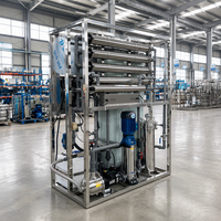 Système de filtration d'eau douce portable 1,5T/J, usine de traitement d'eau par osmose inverse pour eau de mer et eau salée