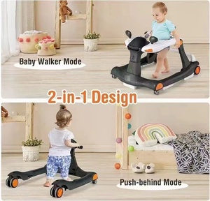 Brightbebe Trotteur évolutif 3-en-1 pour bébé, <span class=keywords><strong>4</strong></span> <span class=keywords><strong>roues</strong></span>, pousseur d'apprentissage pour enfants, Andador Para Bebes, prix abordable - Product Image 5