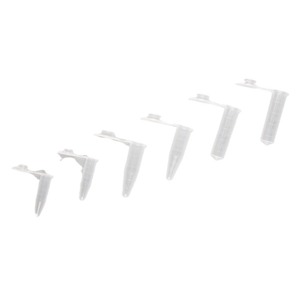 Tubes de microcentrifugation Rongda Bio gradués de 1,5 ml à fond pointu et à bouchon rabattable, consommables de laboratoire - Product Image 4