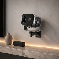 Vente en gros de projecteur LCD portable A10 Mini, Android 13, 720P, 4K, home cinéma, 200 lumens, téléviseur mobile