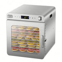Mini Tien-laags Arc Commerciële Rozijn Fruit Groente Voedsel Kleine Geurverwijderende Dehydrator Machine