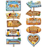 Décorations pour la fête d'Oktoberfest : Bannière, guirlandes, ballons, nappe, fanions, décorations pour le festival de la bière