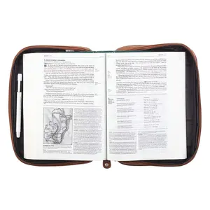 Custom Portable Waterproof Book Carry Tote Bag Holy Bible Covers With Zipper