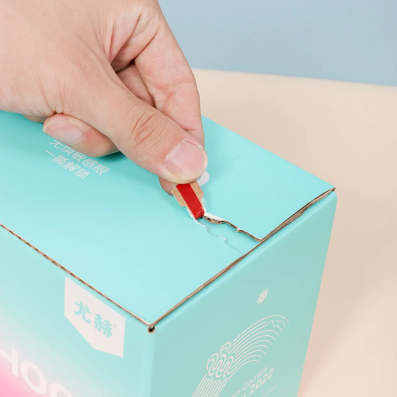 Ramah Lingkungan Kotak Pengiriman Bergelombang Ritsleting Kemasan Kotak Surat Kotak Stik Diri untuk Hadiah Surat Bisnis