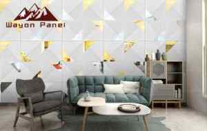 Paneles <span class=keywords><strong>de</strong></span> Pared 3D Modernos <span class=keywords><strong>de</strong></span> PVC con Acabado <span class=keywords><strong>de</strong></span> Espejo Wayon para Decoración <span class=keywords><strong>de</strong></span> <span class=keywords><strong>Interiores</strong></span> en Villas y Apartamentos - Product Image 6