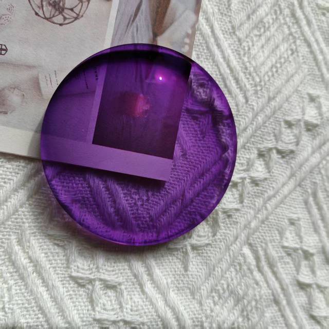 1.56 PhotoPurple HMC Resin Photochromic Lenses Single Vision Green Coating Optical Lenses with White Color