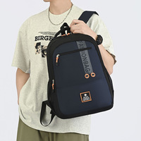 Nouveau Sac à Dos Tendance Unisexe en Polyester Oxford Grande Capacité Léger pour Voyage, École, Mode Décontractée, Imperméable et Durable