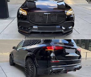 Kit carrosserie de haute qualité pour Mercedes-Benz GLS600 <span class=keywords><strong>Maybach</strong></span> 20-22, style LD, pièces automobiles, lèvre avant, diffuseur arrière, fibre de carbone - Product Image 4
