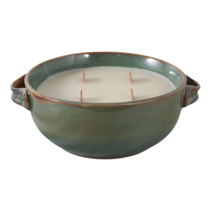 Candela Profumata Lakeside Rain in Forma di Ciotola, Grande Votiva per Interni ed Esterni, Sicura - Product Image 1