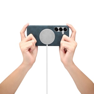 Chất lượng hàng đầu da điện thoại di động Trường hợp đối với Samsung <span class=keywords><strong>Galaxy</strong></span> S25 cộng với không dây sạc điện thoại trường hợp - Product Image 3