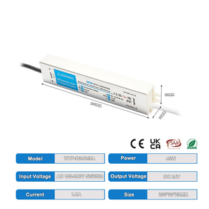 WTF-D12030A 30W Waterproof <strong>Led</strong> <strong>Driver</strong> for <strong>12V</strong> Strips and Durability in Various Environments 30W Waterproof <strong>LED</strong> <strong>Driver</strong> - Product Image 5