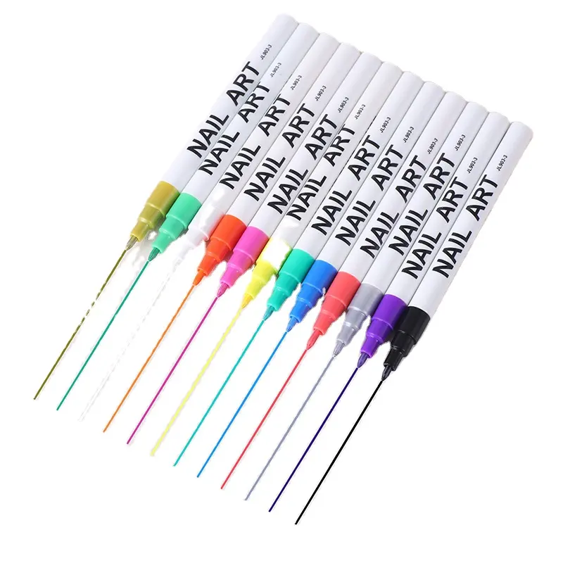 0.5mm Fine Line Needle Tip Acrylic Paint Art Marker Fineliner Pen DIY For  Card Ceramic Stone Glass Fabric Cloth Drawing Graffiti